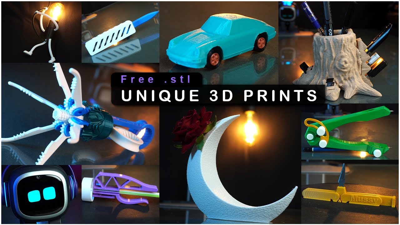 MUST-SEE 3D Prints Ideas & FREE .Stl Files 😍 Part 44 #3dprinting