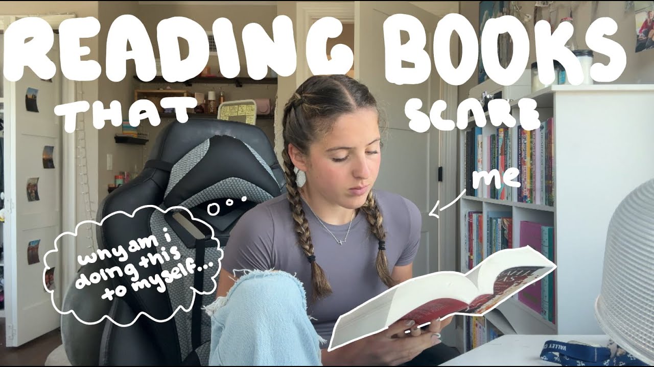 reading books that scare me... | reading vlog!