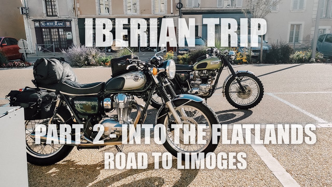 Iberian trip  -  part 2 - Classic motorcycle ride to Limoges, France