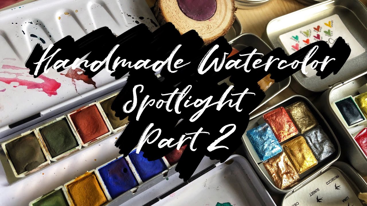 Huge Handmade Watercolor Spotlight  Part 2 | EEM, STONEWORKS Mill, and More!