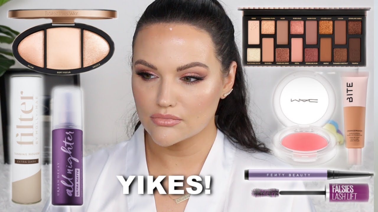 FULL FACE NEW MAKEUP TESTED... YIKES!