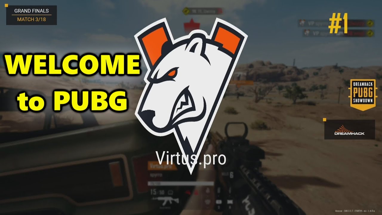 WELCOME TO PUBG VIRTUS PRO - GRANDFINALS - MATCH 3 - DREAMHACK WINTER SHOWDOWN