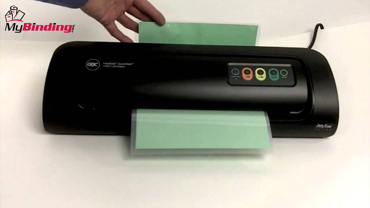 GBC HeatSeal H320 Pouch Laminator Demo Video