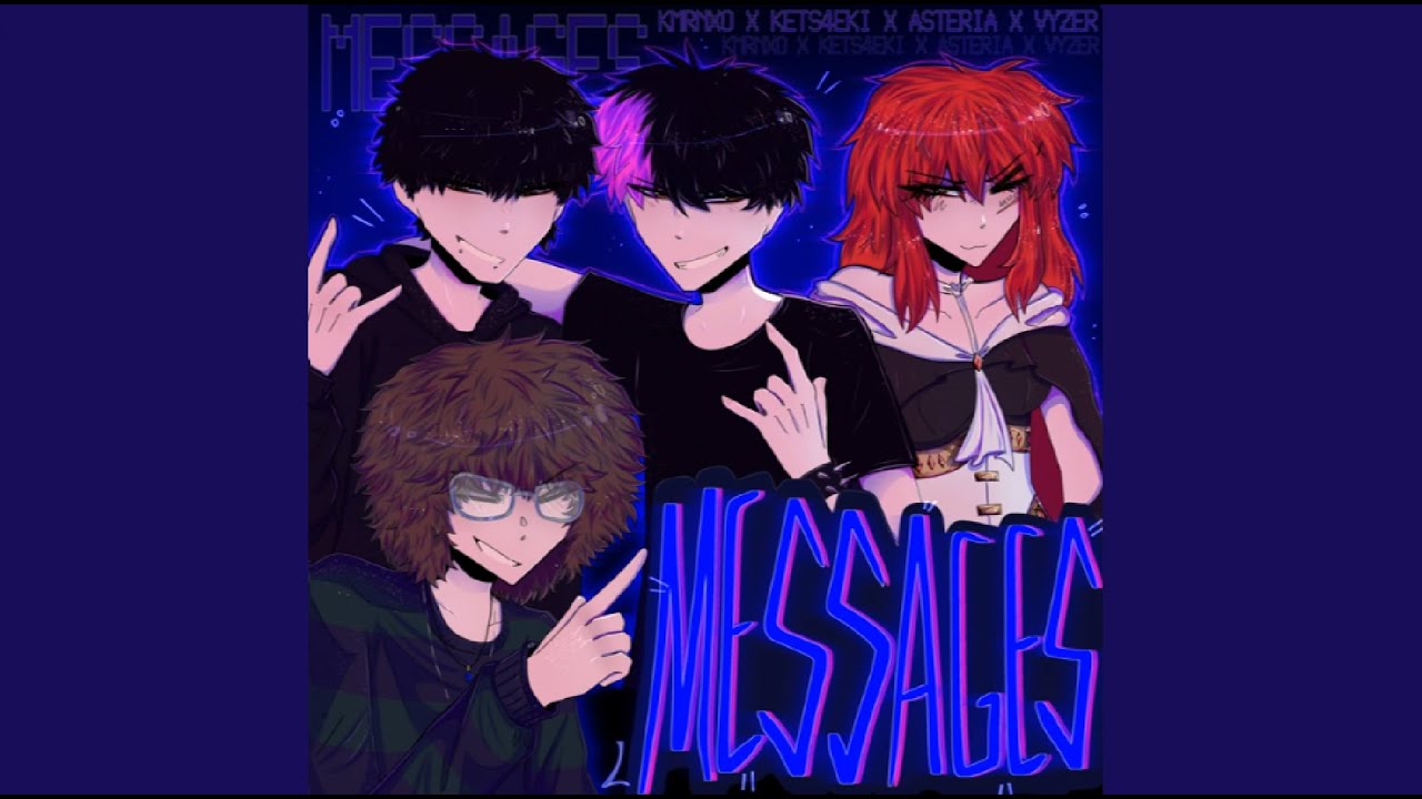 kmrnxo & Vyzer - MESSAGES (ft. kets4eki & asteria) [lyric video]