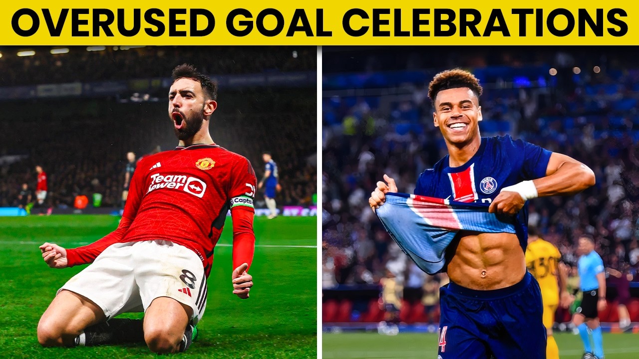 10 Most OVERUSED Goal Celebrations in Football