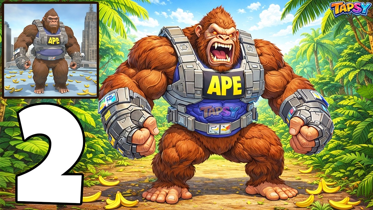 ⚔️Apes Evolution Gorilla Gameplay Walkthrough Levels 13-22 Gorilla Battle Challenge (Android,iOS)
