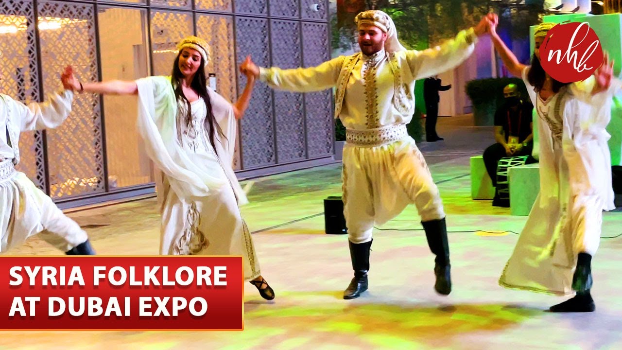 Amazing Syrian Dabka at Expo 2020 Dubai | Syrian Traditional Music and Dance at Dubai Expo