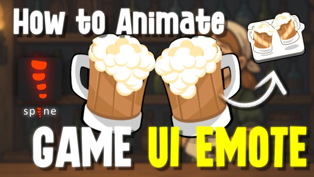Easy Game UI Emote Animation in Spine –  Tutorial 🍻