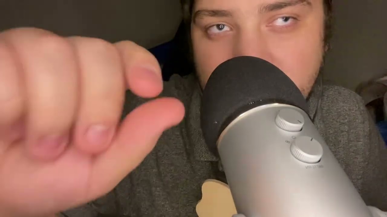 My First ASMR (With Blue Yeti) Mic Test! Close Up Whispers and Assorted Triggers