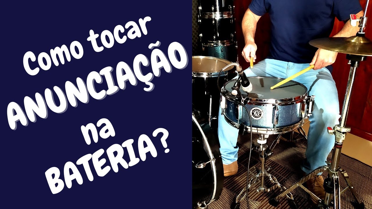 ✅  Anunciação Na Bateria (Com Partituras)