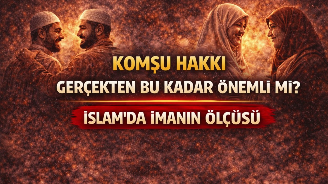 Komşu Hakkı Gerçekten Bu Kadar Önemli mi? İslam’da İmanın Ölçüsü