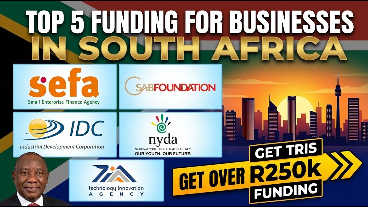 Top 5 business funding in South Africa