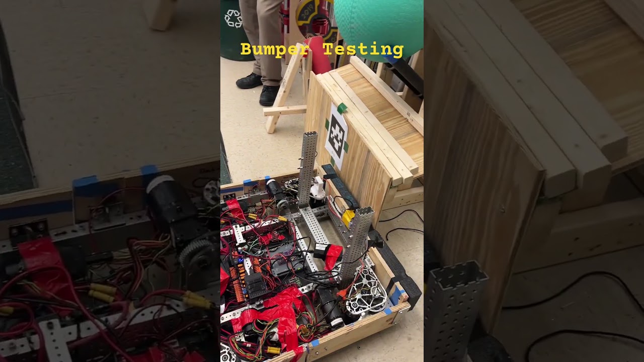 4930 Reefscape: Bumper Testing |#frc #first #robotics #openalliance #shorts #theclash #4930