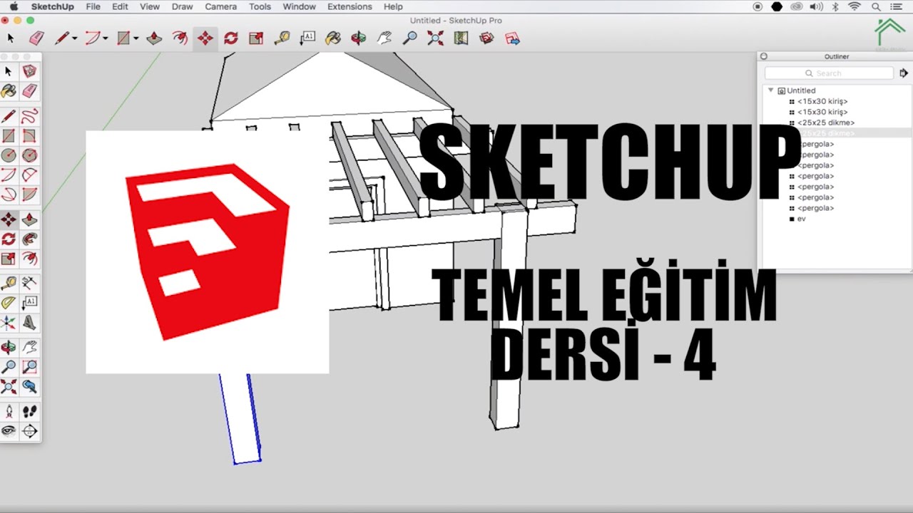SketchUp Temel Eğitim Dersleri - 4