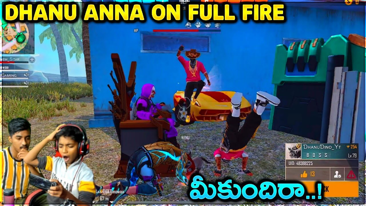 Random player teamup and kill and shows emotes to dhanudino | dhanu anna on fire its revenge time
