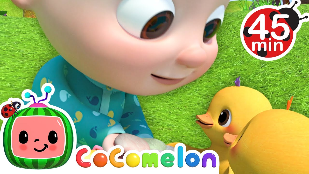 Mom and Her 5 Cute Little Duckies🐥| CoComelon | Animals for Kids | Sing Along | Learn about Animals