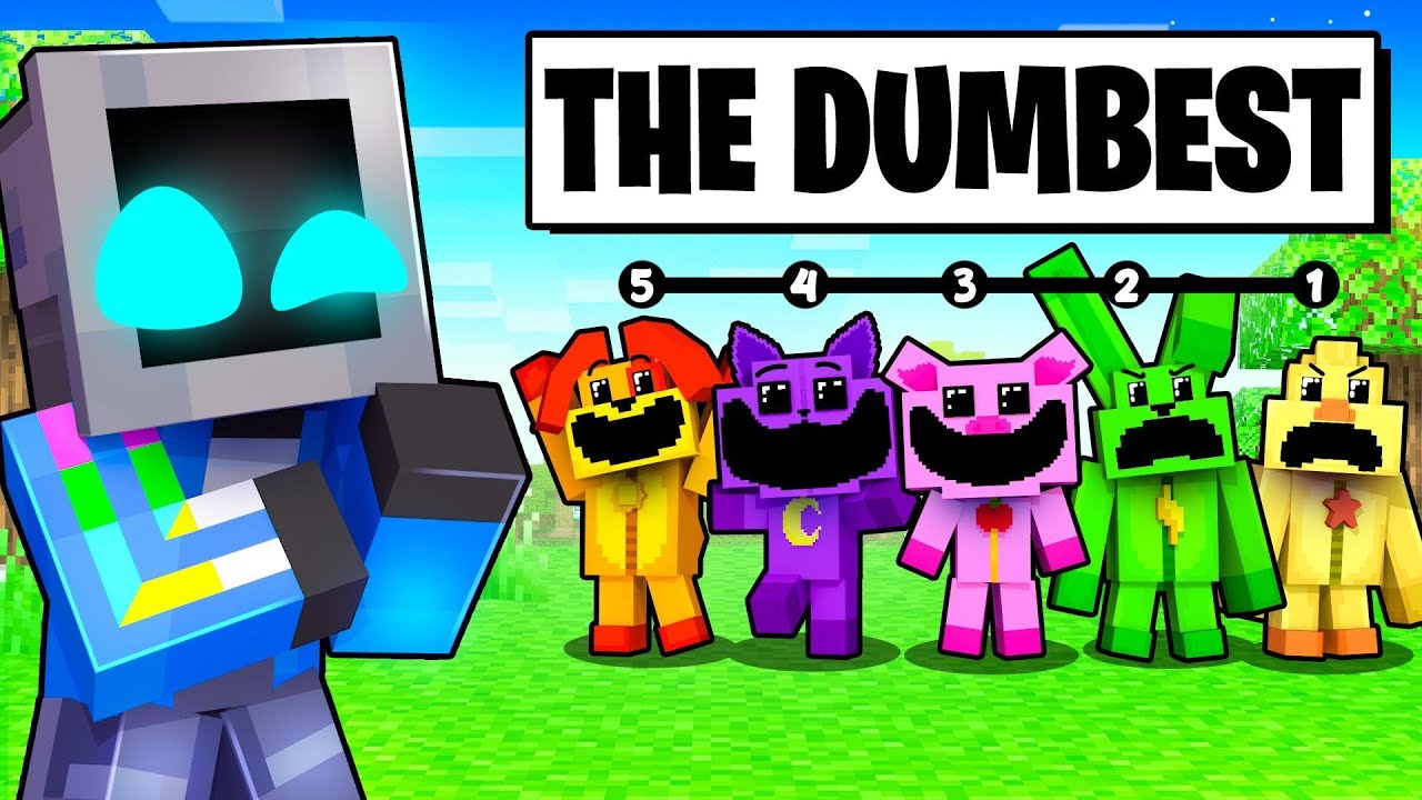 TeeVee Ranks SMILING CRITTERS in Minecraft!