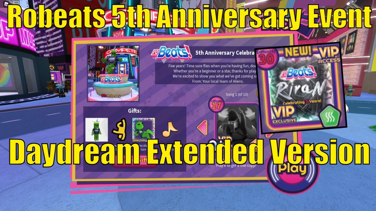 RoBeats 5th Anniversary Event | Daydream (Album Extended ver.) [VIP] (Hard) | First Playthroughs