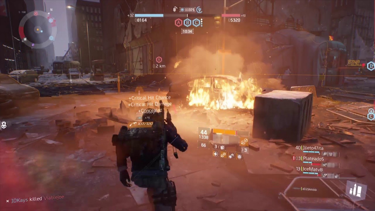 Tom Clancy's The Division 1.7 - Last Stand Predator Mp7 43 Kills,16 Assists,40 Streak