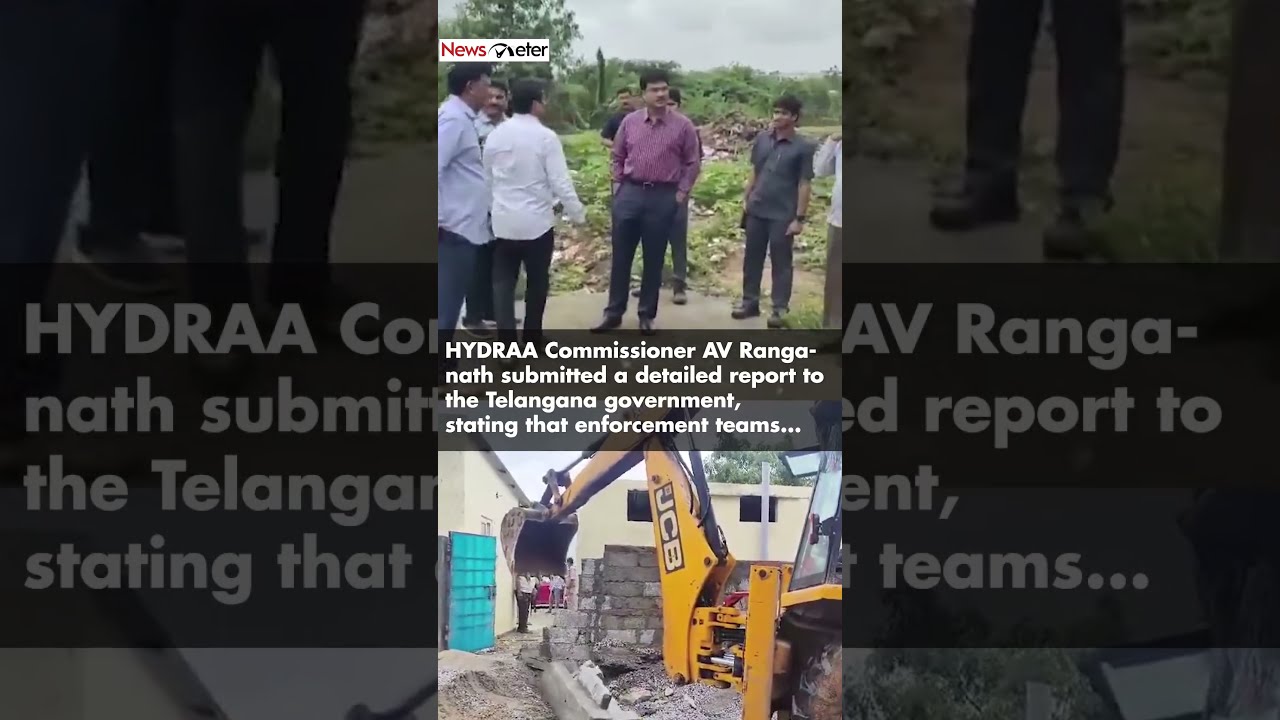 HYDRAA reclaims 111.72 acres of encroached land in GHMC #hyderabad #HYDRAA