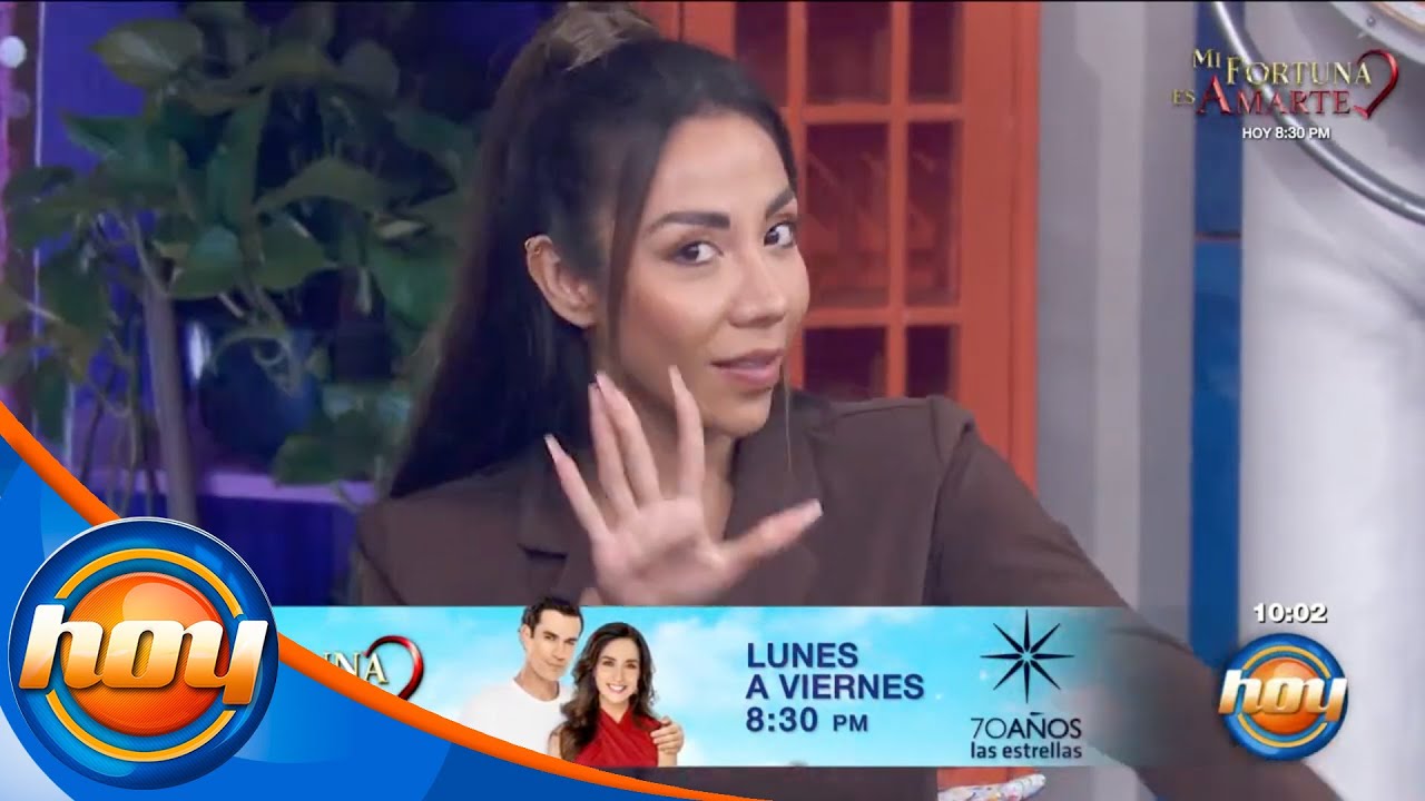 Michelle González es Olga 'la tóxica' en Mi fortuna es amarte | Programa Hoy