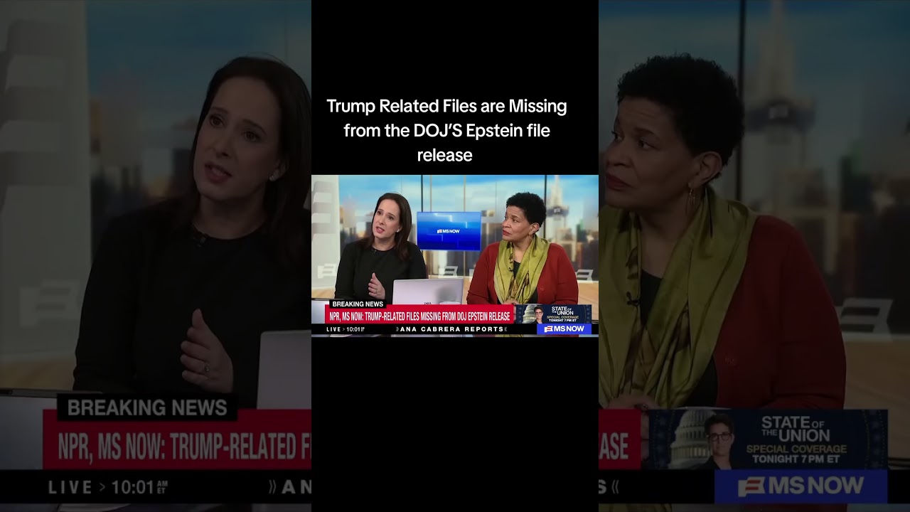 Trump related files are missing from the DOJ&rsquo;S Epstein file release #news