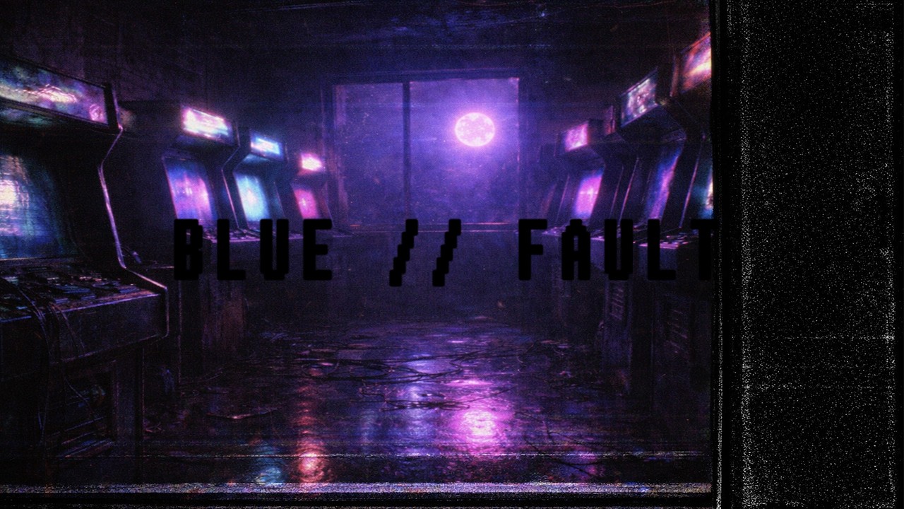 NO(W)HERE // FILE 32 — Blue Fault Glow