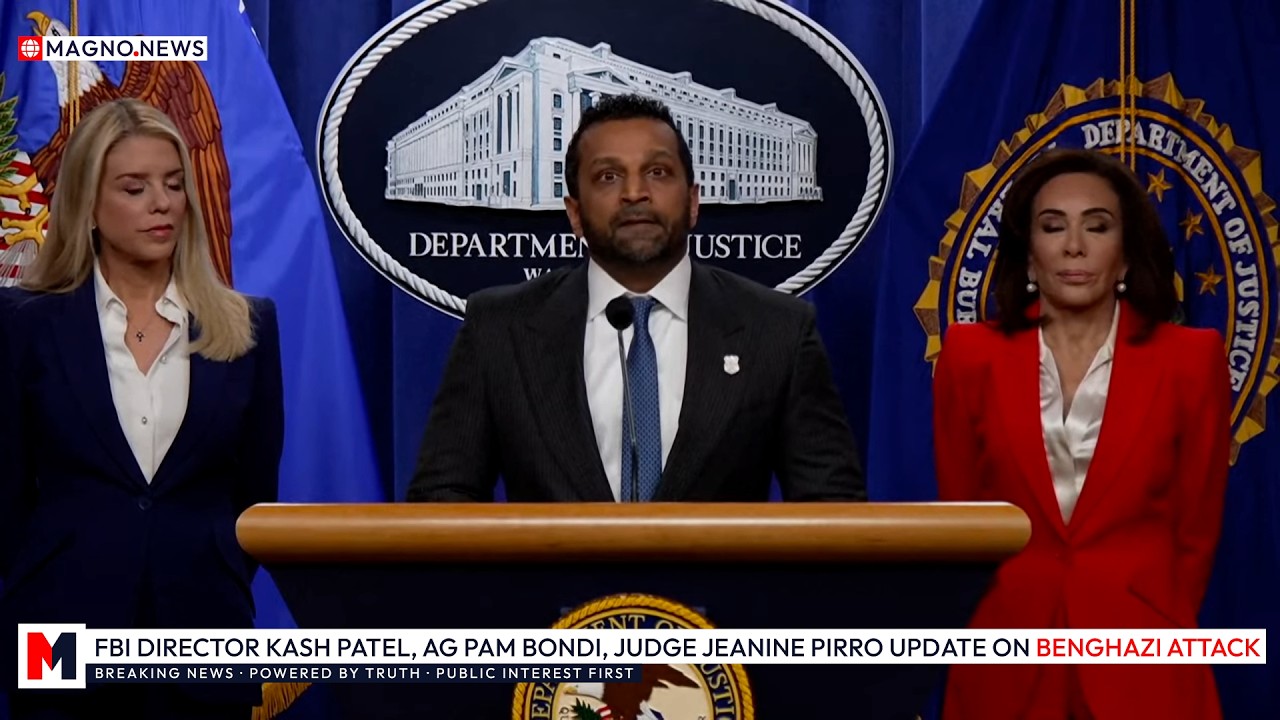 🚨 FBI Director Kash Patel, AG Pam Bondi, Judge Jeanine Pirro Update on Benghazi Attack [LIVE]