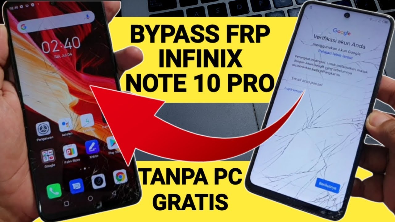Cara Bypass Frp infinix Note 10 Pro Lupa Akun Google Tanpa PC