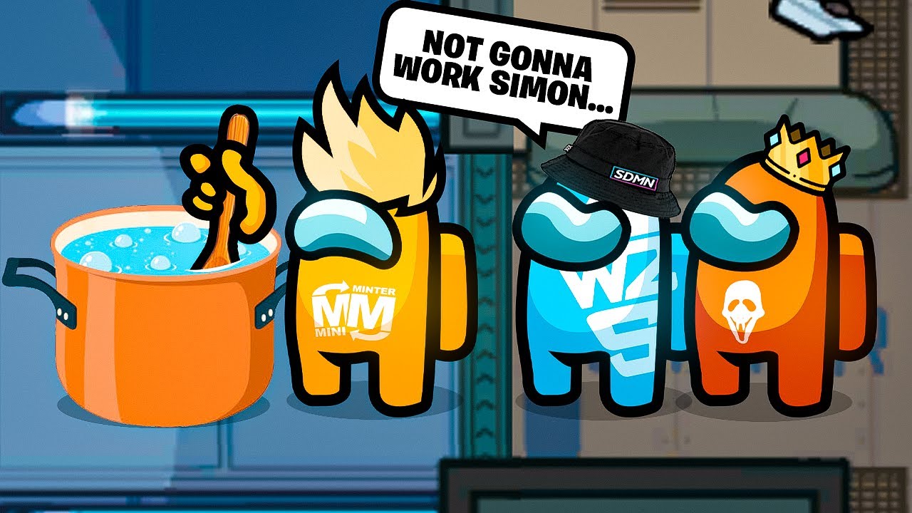 MARINATING AS IMPOSTOR GOES WRONG vs SIDEMEN & FRIENDS (Among Us)