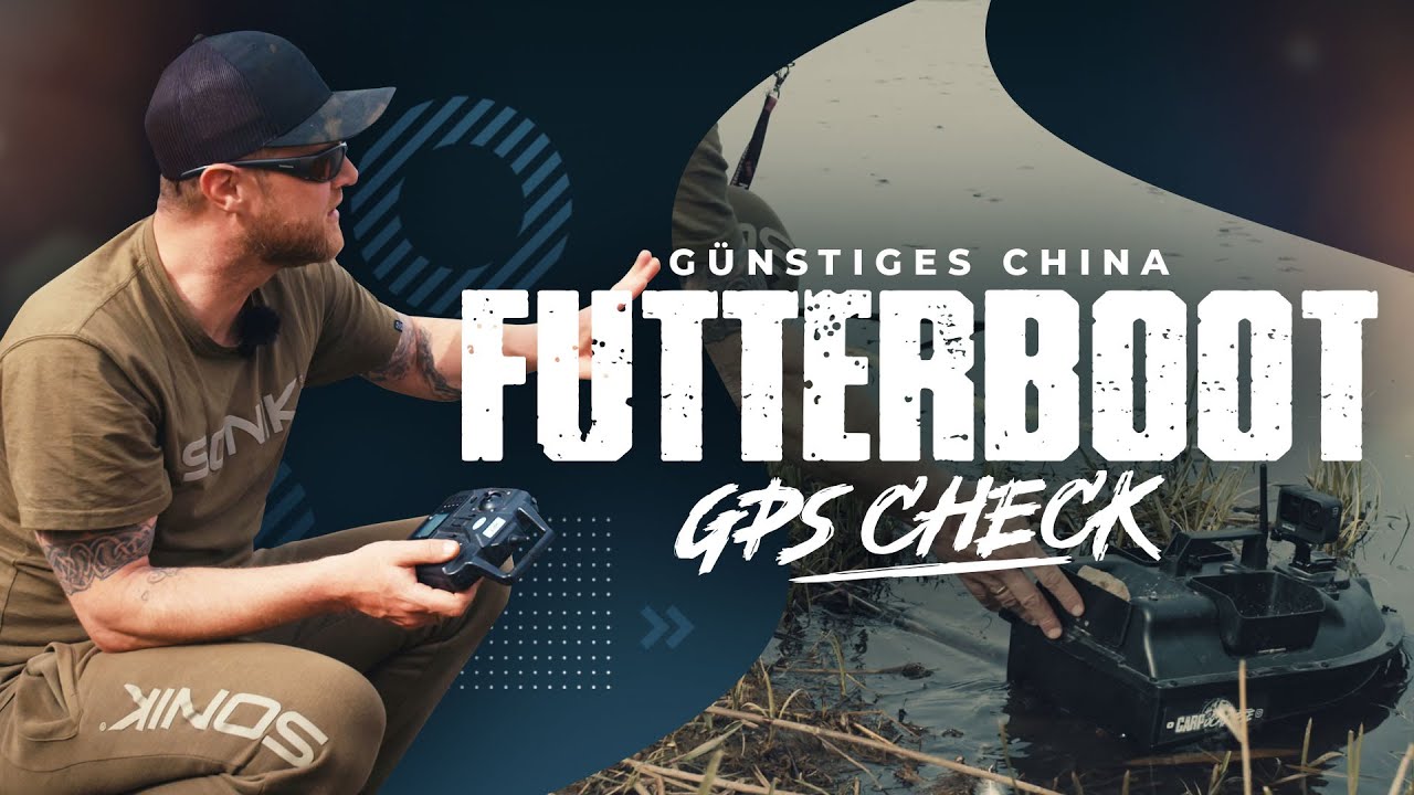 Günstiges Futterboot fürs Karpfenangeln - GPS IM CHECK 🛰️