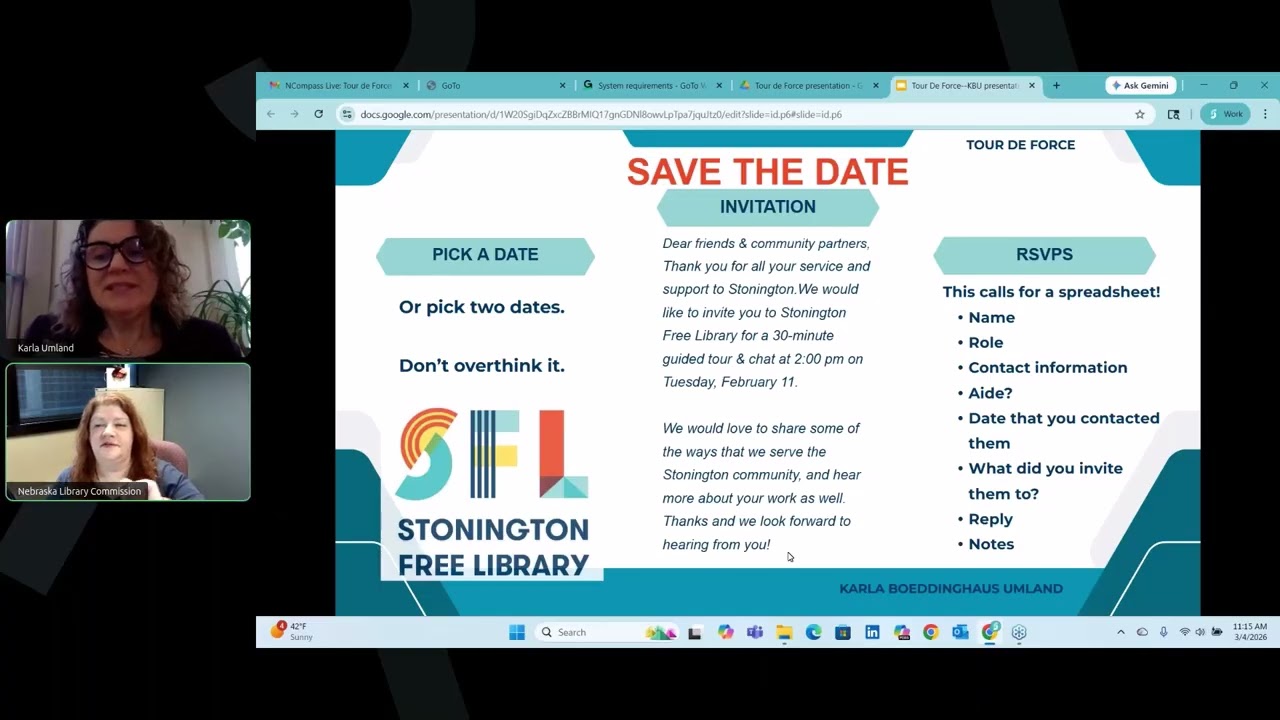 NCompass Live: Tour de Force: Build Bridges by Leading Tours of Your Library