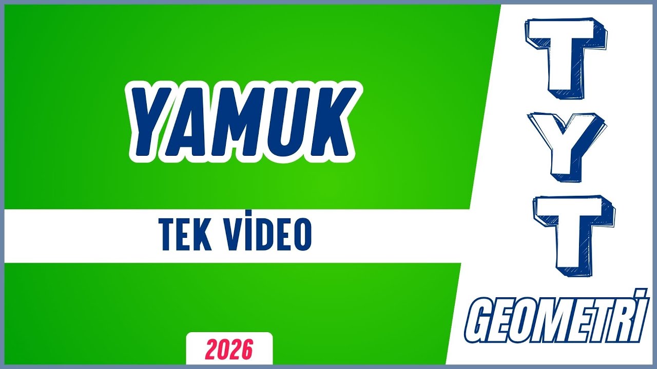 YAMUK Full Tekrar | 49 G&uuml;nde TYT Geometri Kampı 31-32-33-34.G&uuml;n | Rehber Matematik