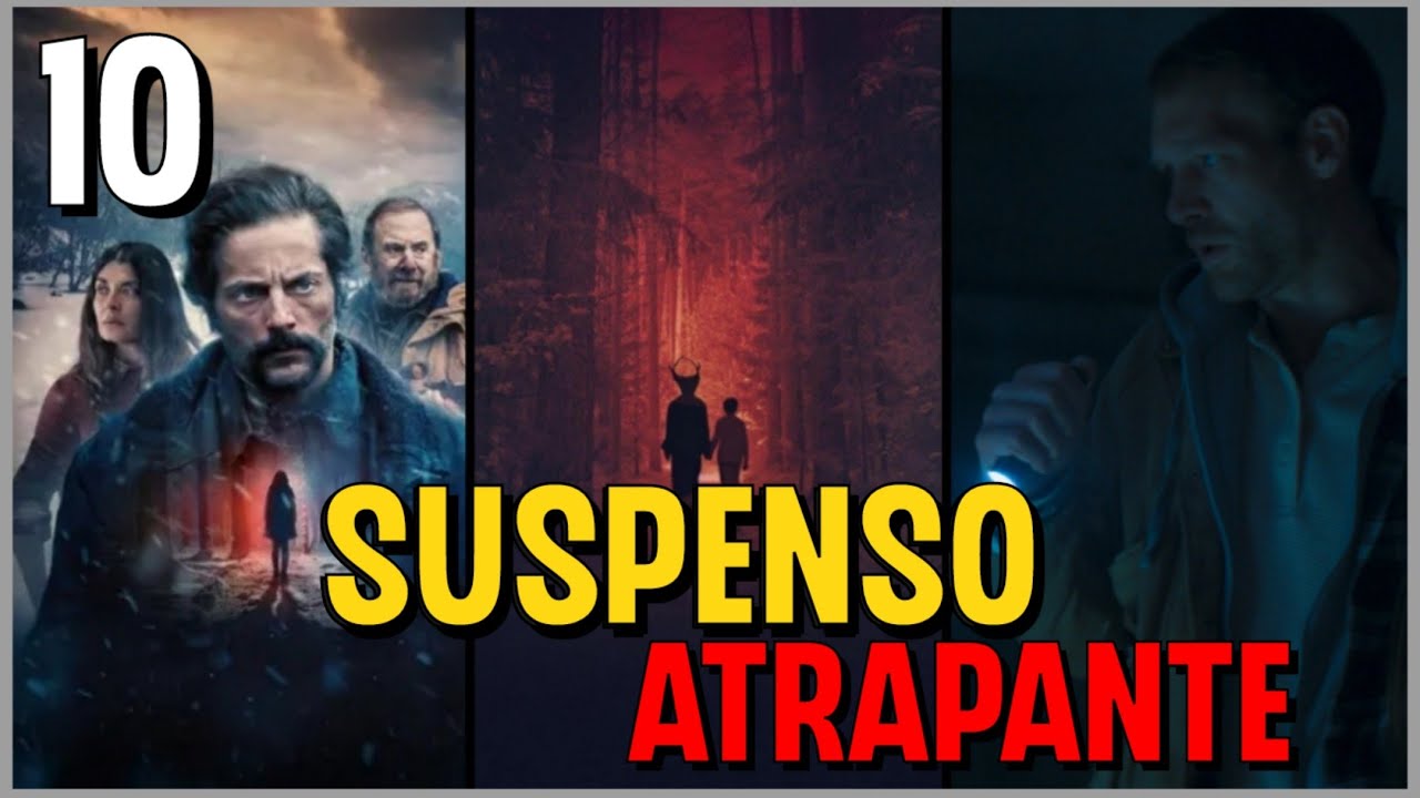 Top 10 Mejores Películas de SUSPENSO muy Atrapantes!😮
