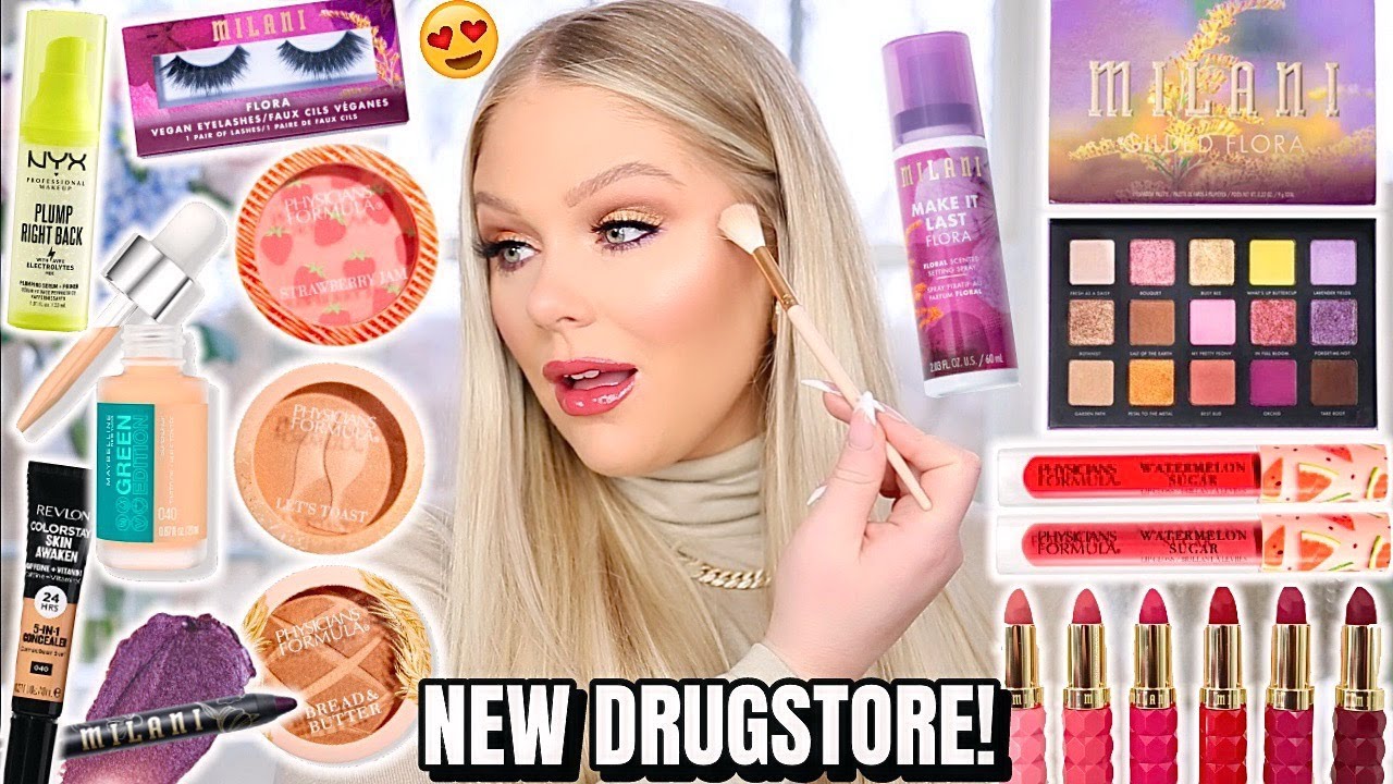 NEW VIRAL DRUGSTORE MAKEUP TESTED 😍 FULL FACE FIRST IMPRESSIONS 2022  | KELLY STRACK