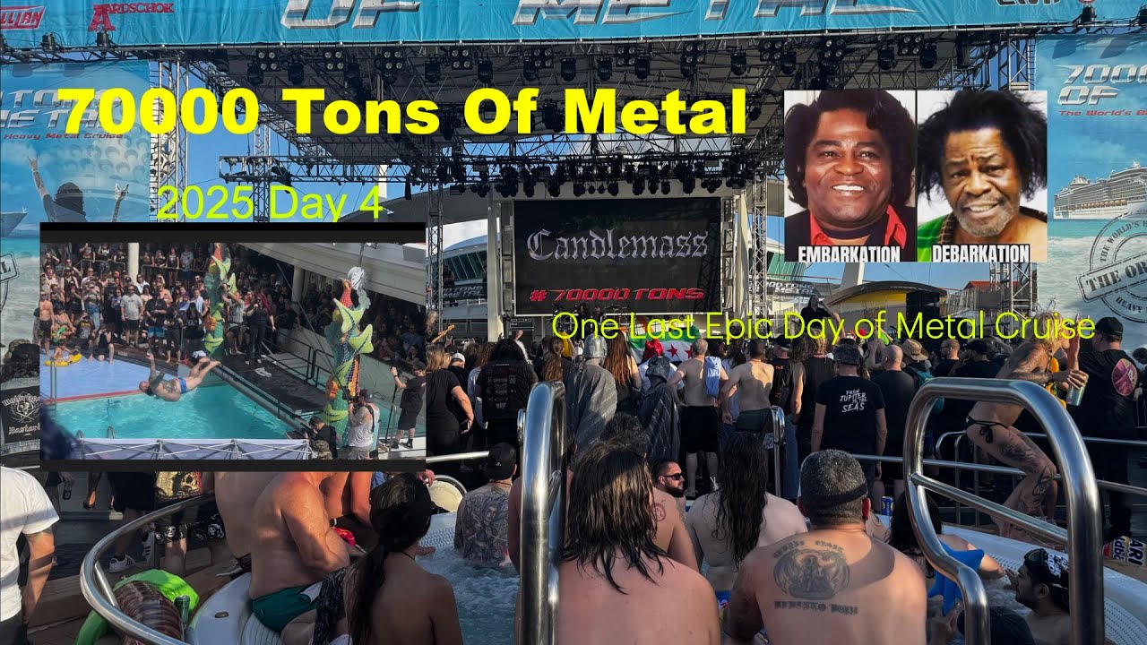 70000 Tons of Metal Cruise 2025 Day 4. Final day of nonstop Heavy Metal.