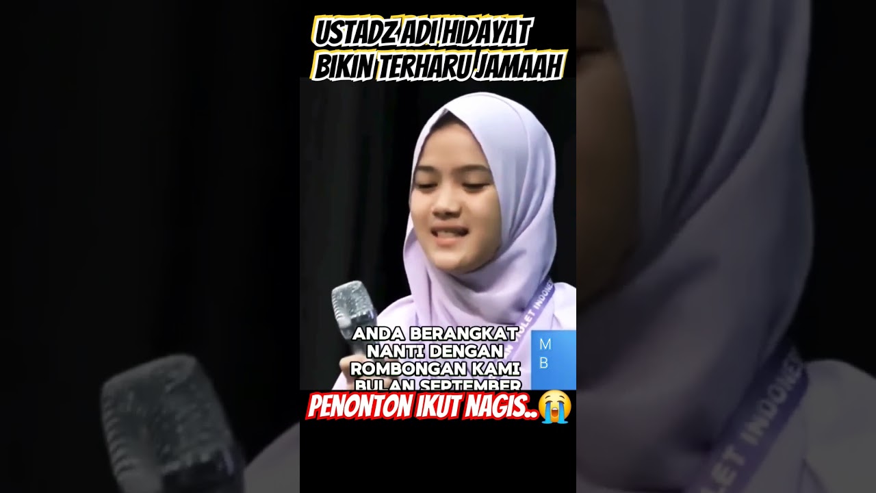 Penghafal al quran Dikasih Umroh Beserta ayah & ibu nya#ustadzadihidayat