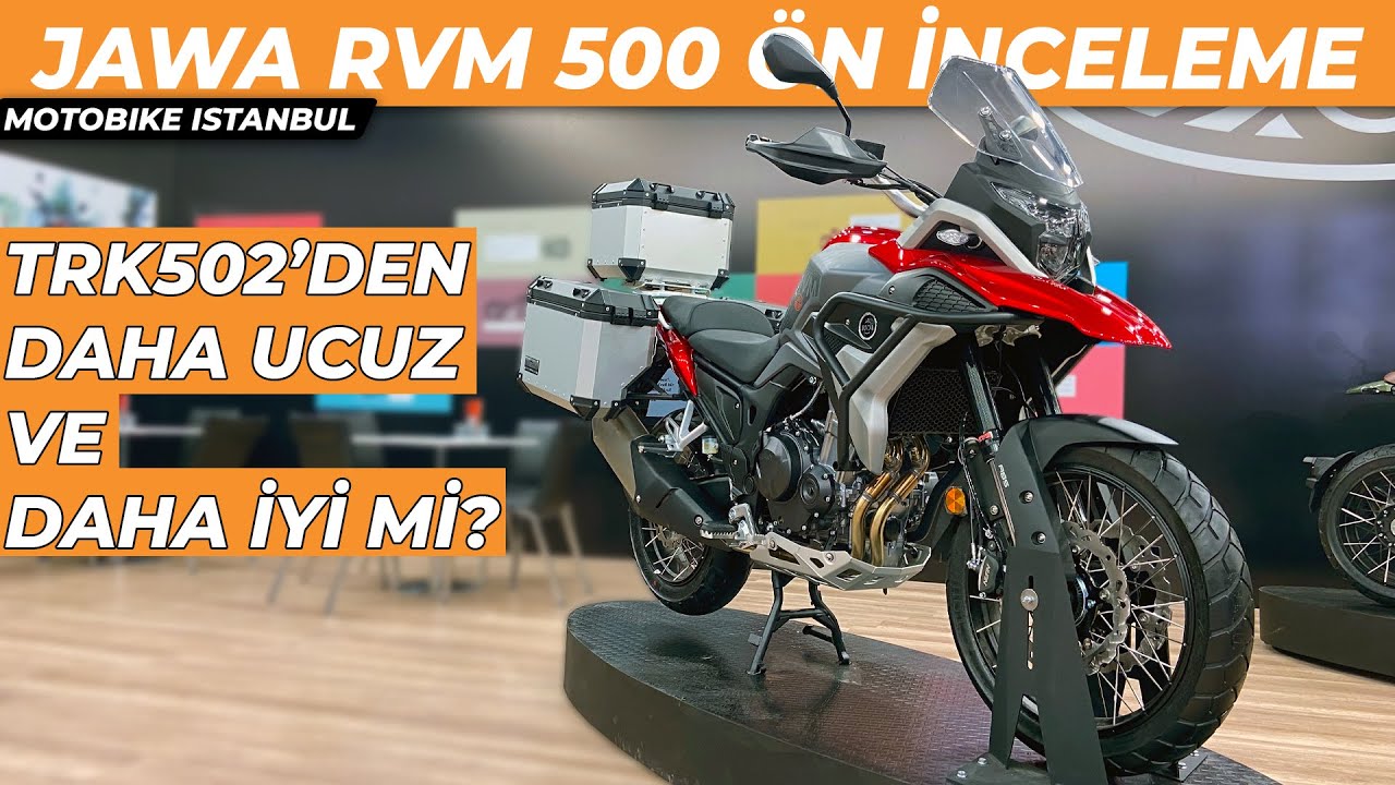 2022 Jawa RVM 500 Ön İnceleme | TRK502X'den İyi Mi? İstanbul Motosiklet Fuarı