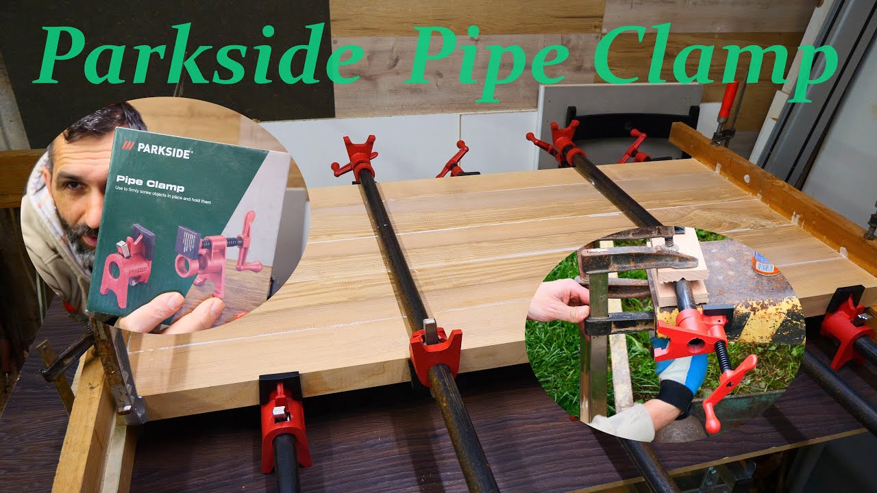 Parkside pipe clamp ,táblásító keret szorító ( Lidl , Owim ) , csőtengelyes szorító 3/4 -es
