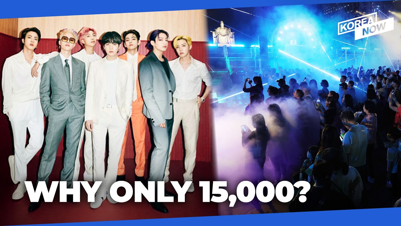 15,000 seats, standing audience area set aside for BTS comeback concert at Gwanghwamun Square