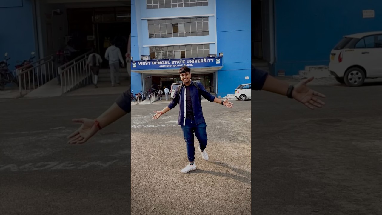 Westbengal state university গেলাম😎 || mini vlog || #shorts #minivlog