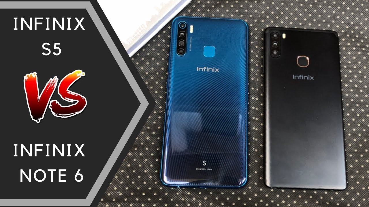 Infinix S5 против Infinix Note 6 (оба 4 ГБ ОЗУ, 64 ГБ встроенной памяти) — сравнение тестов скорости