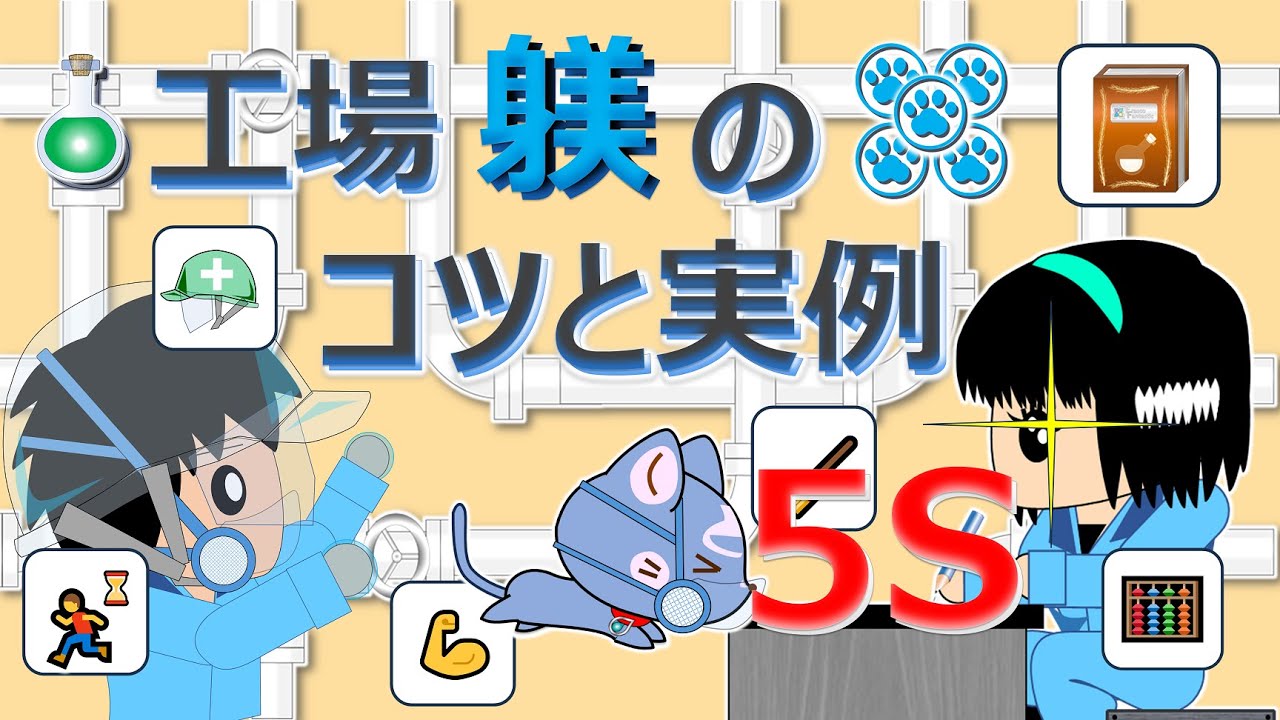 【5S 工場 ”躾”のコツと実例 (5S : Sustaining) 】不純な動機は問題⁉アニメ(マンガ)とクイズで楽しく解説⛑, #安全活動, #教育, #脳トレ