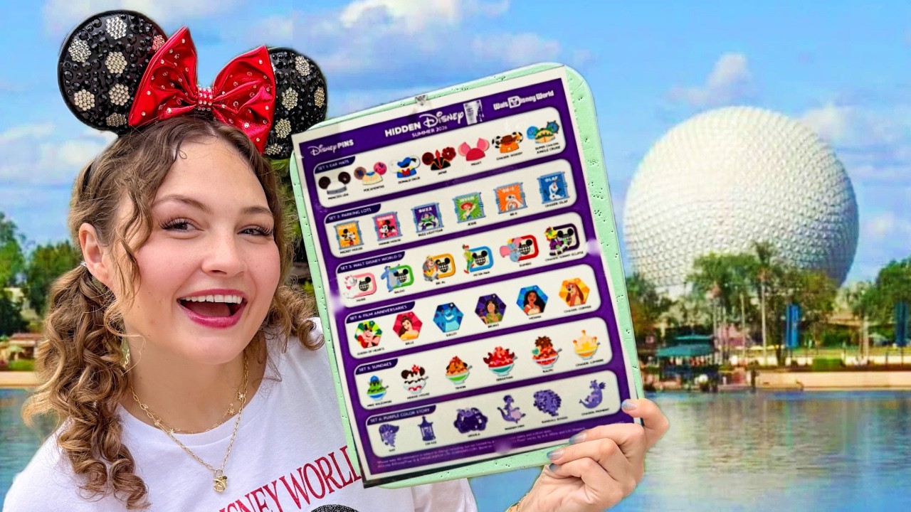 2026 Hidden Disney Pin HUNT | Searching for Wave B Pins at Epcot!
