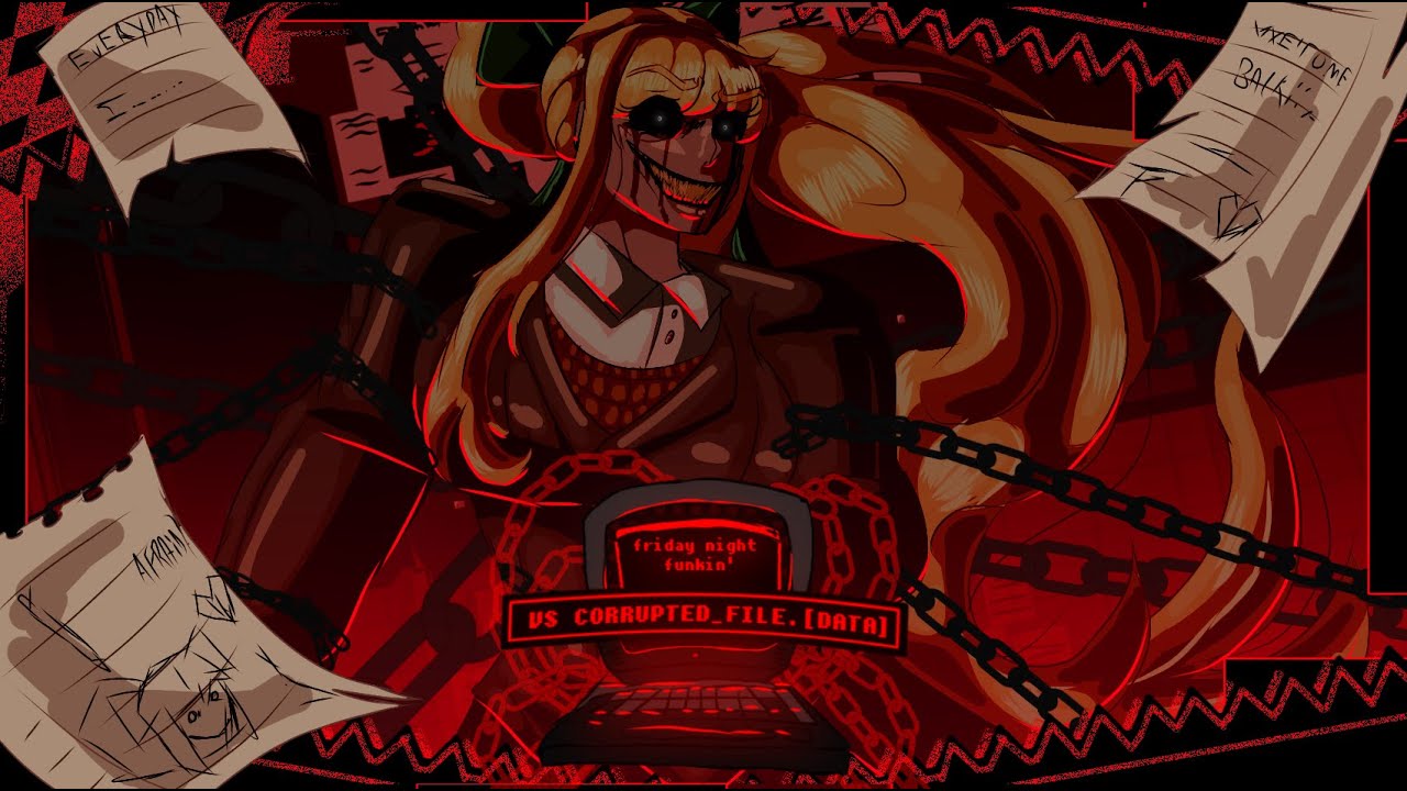 FIRDAY NIGHT FUKIN': VS corrpted_file.data V3 (PART 1) Official gameplay