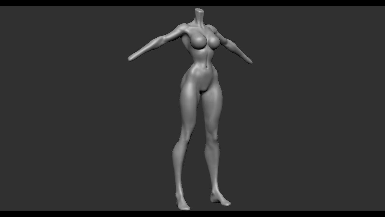 Female basemesh #speedsculpt