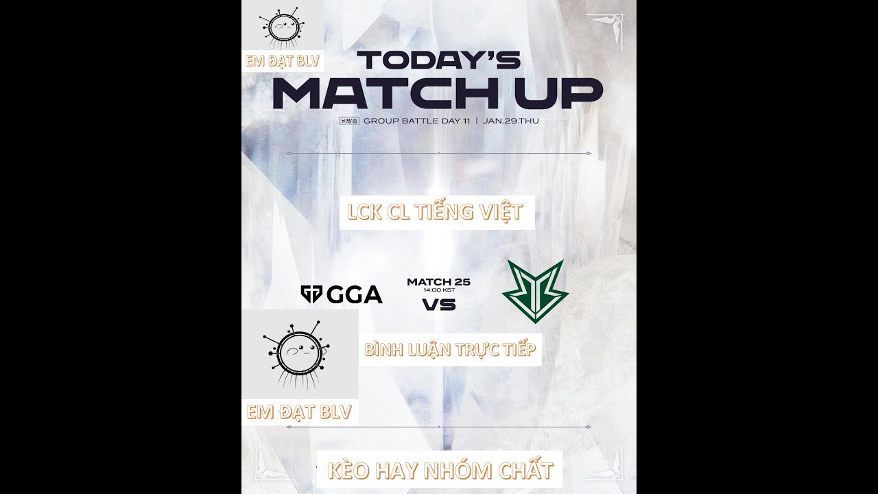 🔴Trực Tiếp LCK Challengers League 2026: GEN.GA vs BRO.C | LCK CL 2026 킥오프 | GEN vs BRO | 29/01/2026