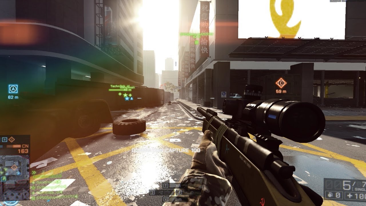 Battlefield 4 Beta - How to Snipe in Battlefield 4 Multiplayer (BF4 Sniper Gameplay)