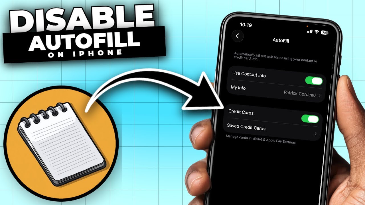 How To DISABLE AUTOFILL On iPhone