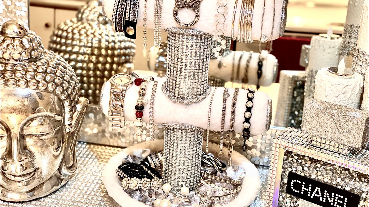 DIY Bling Jewelry Holder